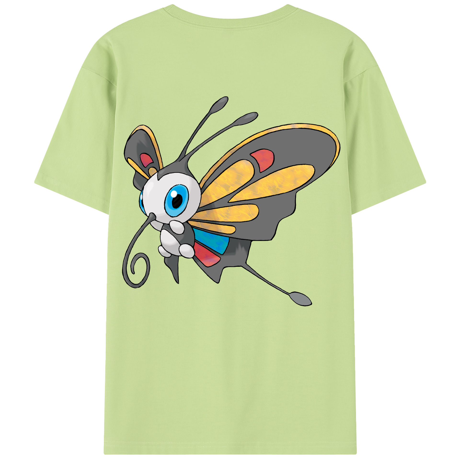 （画像用） ポケットモンスター Pokémon 綿100％半袖Tシャツ（背面プリント）